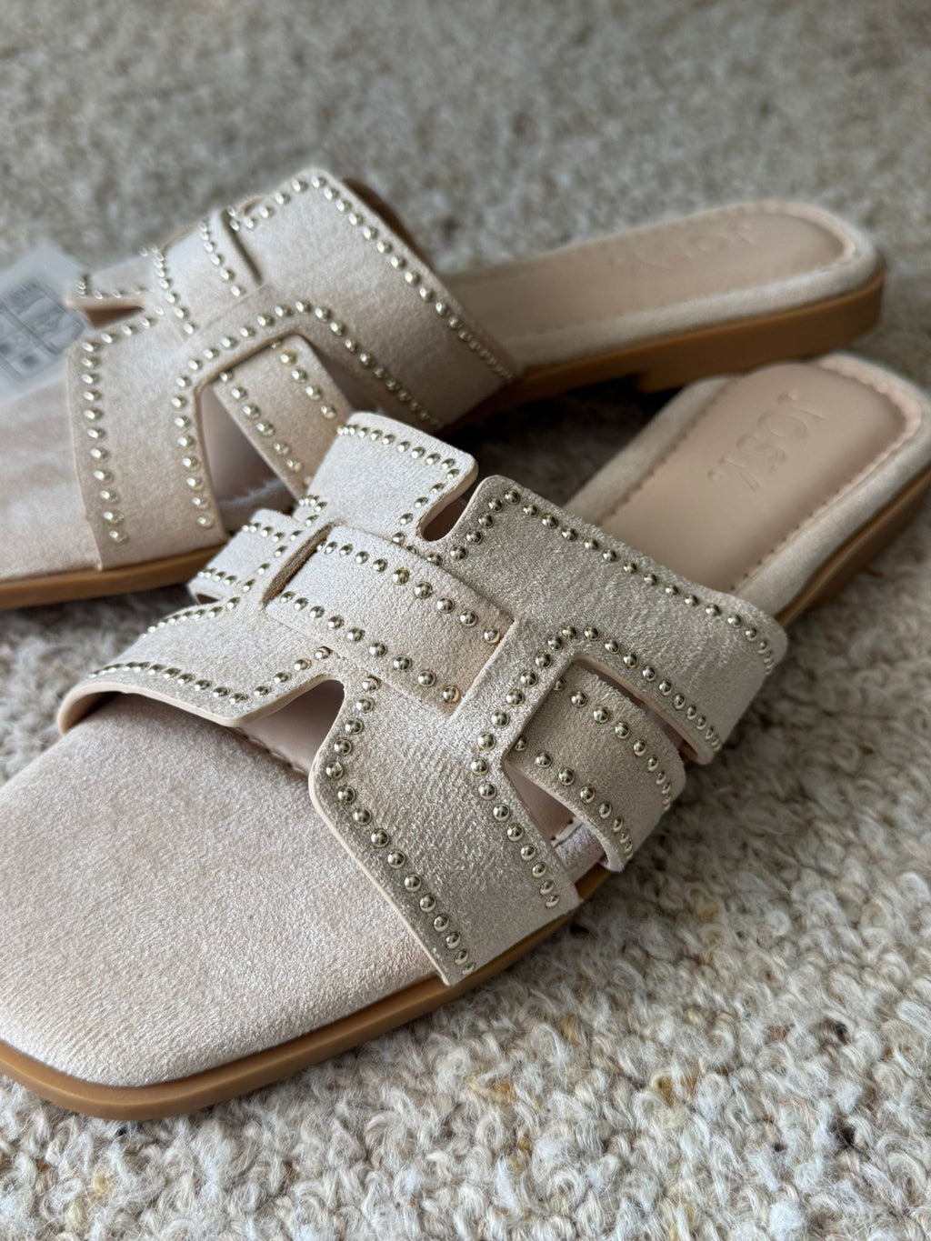 Slippers met studs