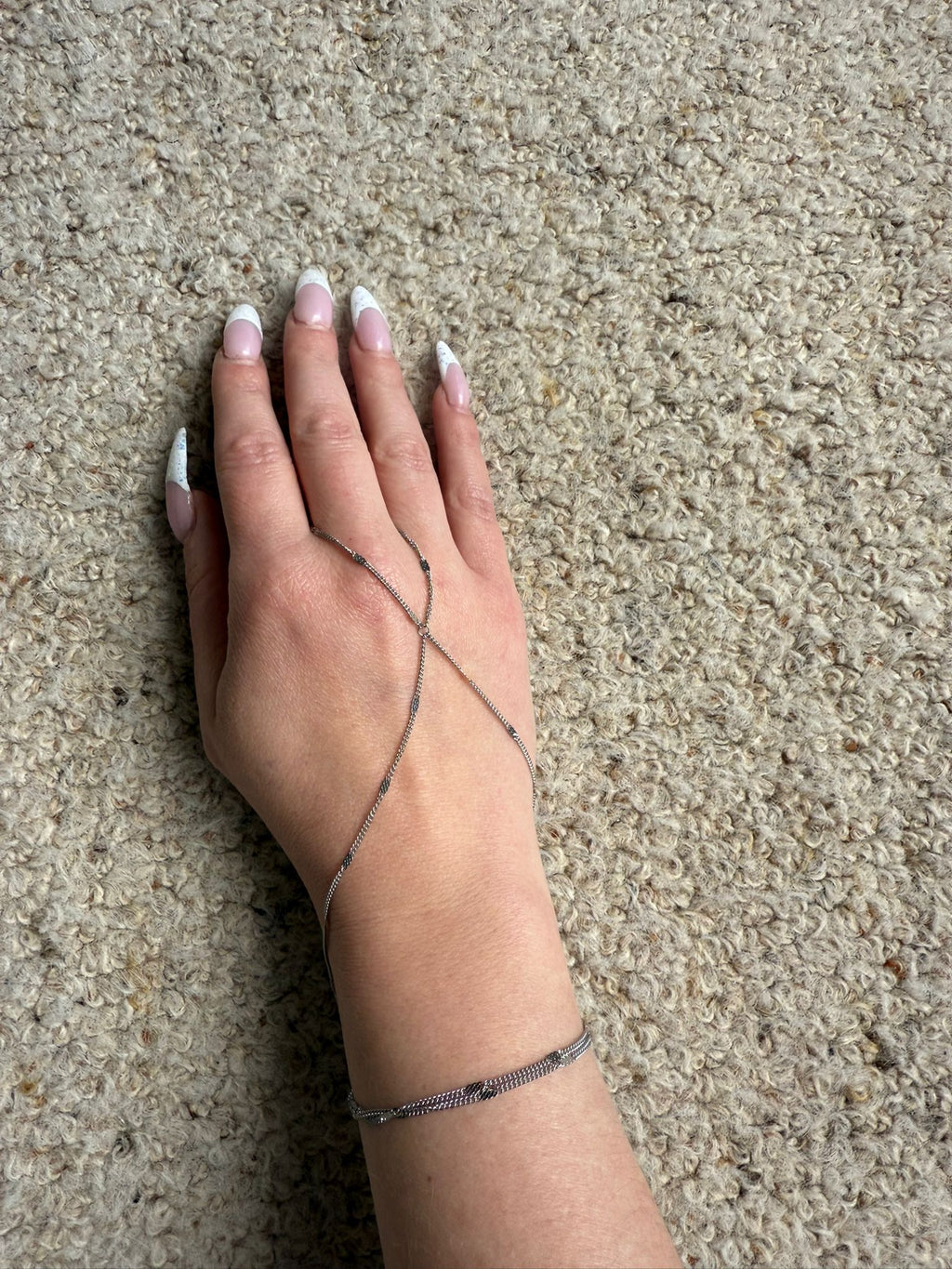 Silver Hand Chain