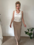 Satin Maxi Rok