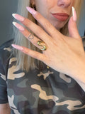 Gold Wave Ring