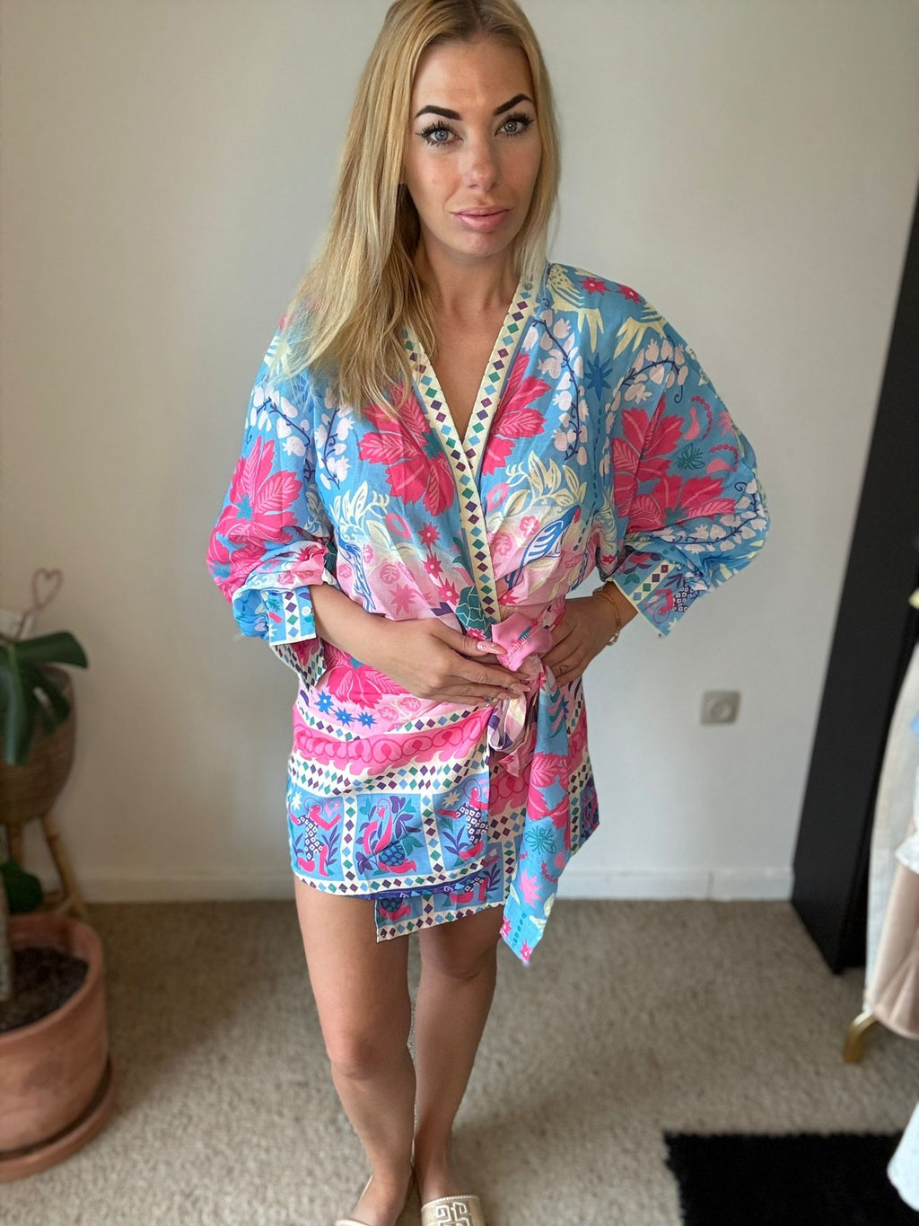 Floral Wrap Dress
