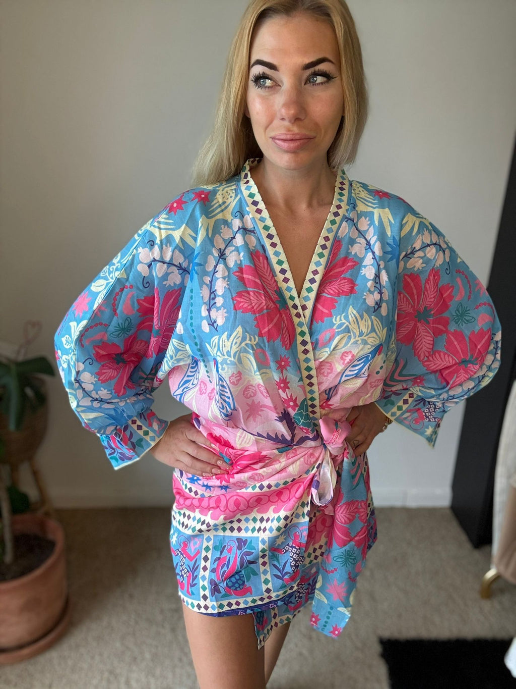 Floral Wrap Dress
