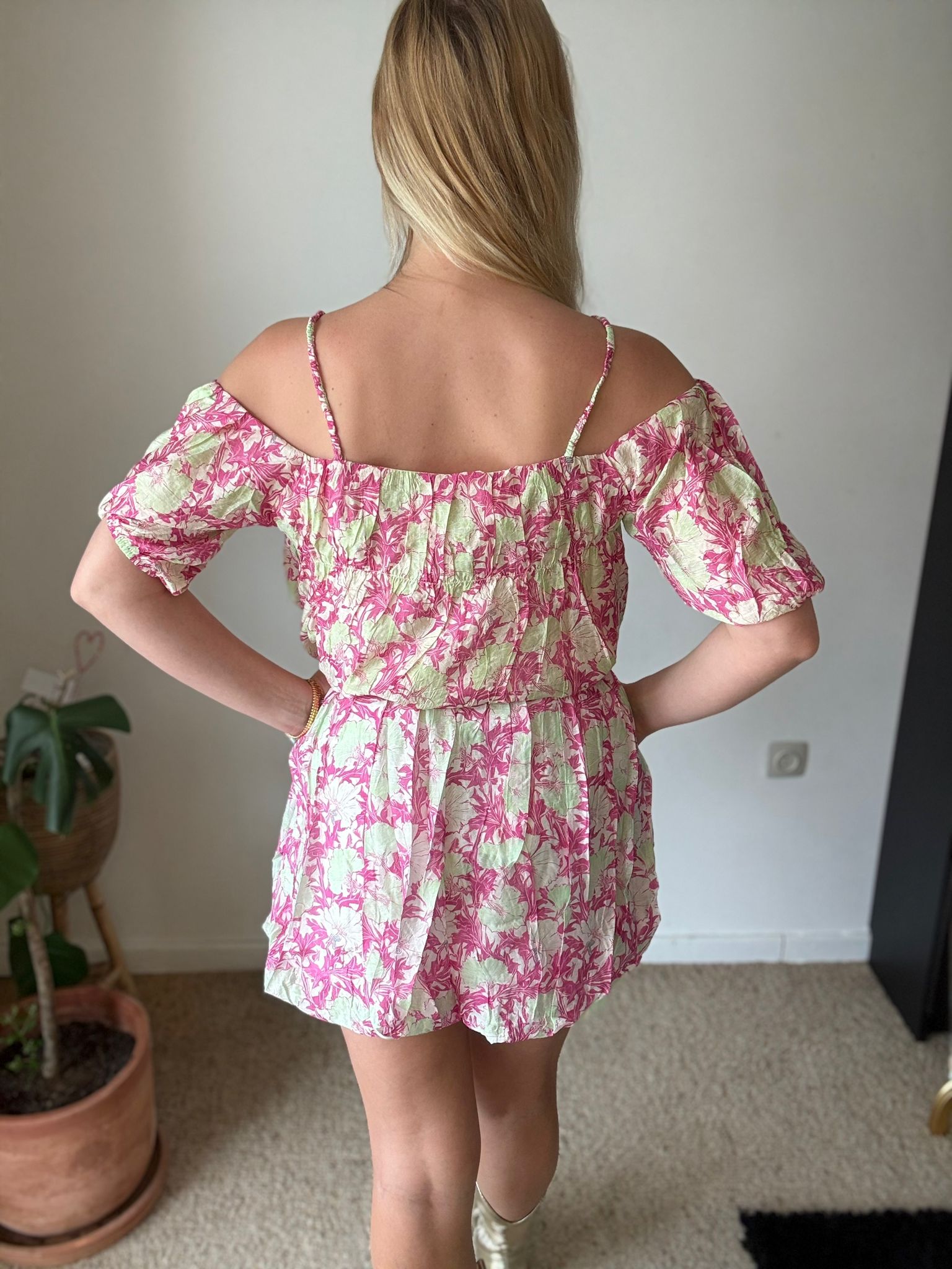 Floral Off-Shoulder Set