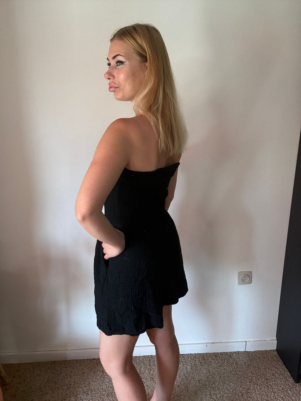 Stretchy Playsuit Zwart