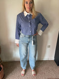 Wide Leg Jeans Light Wash