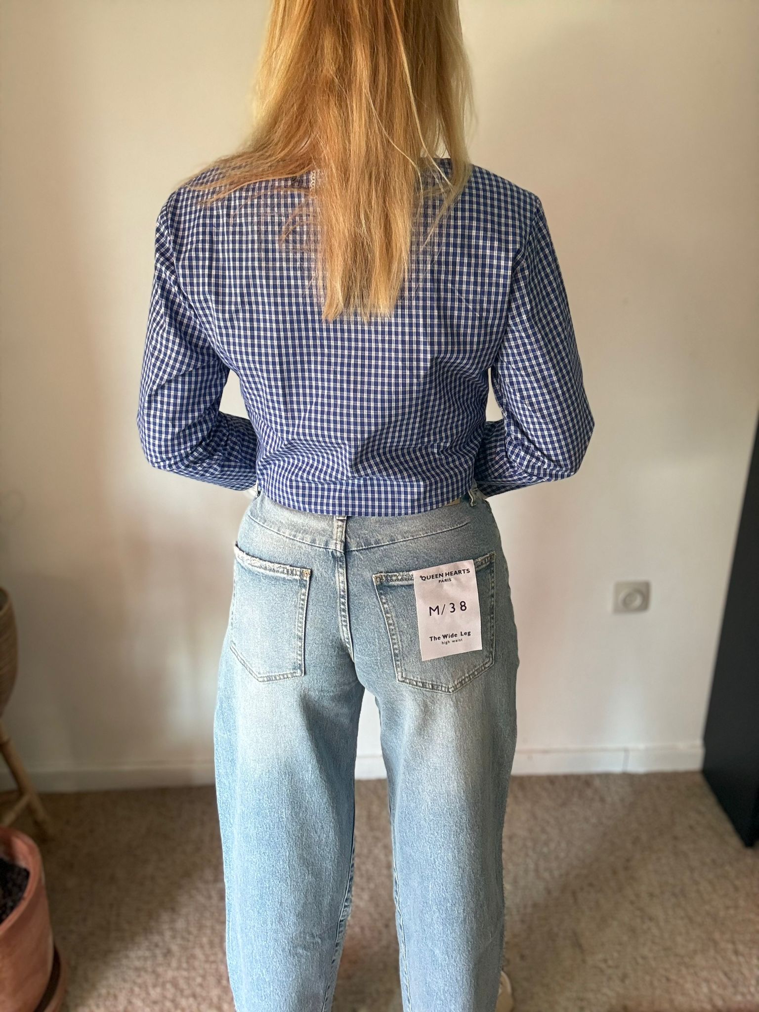 Wide Leg Jeans Light Wash