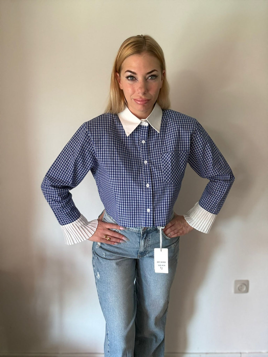 Wide Leg Jeans Light Wash