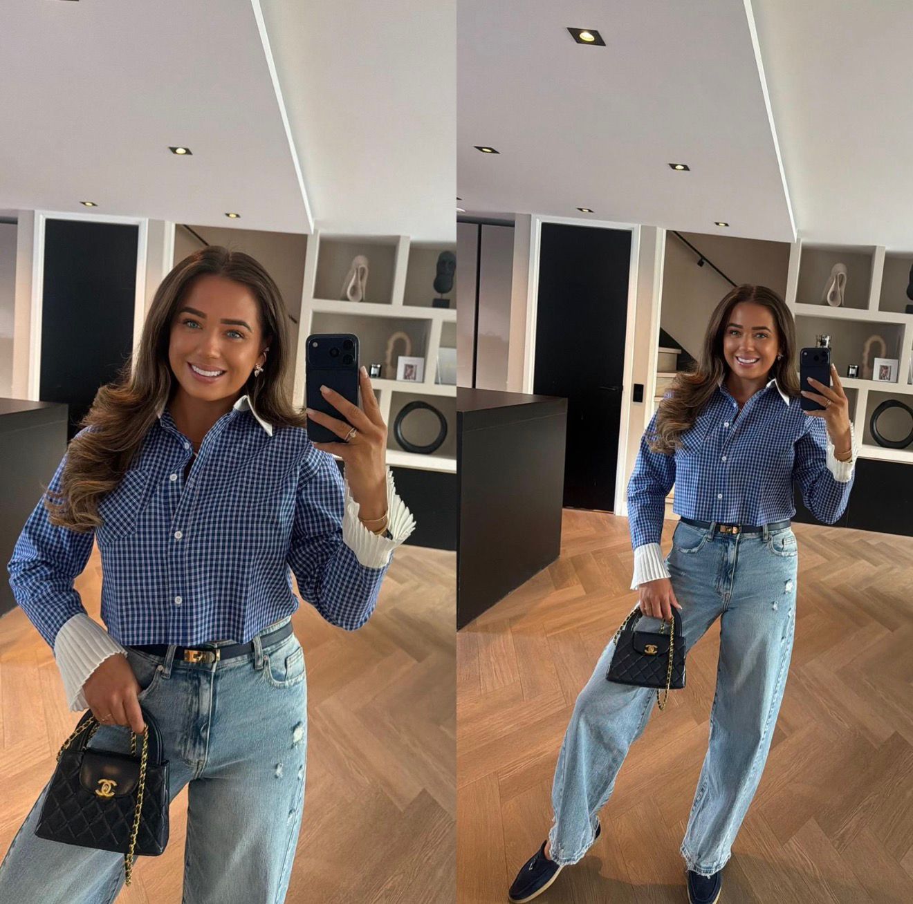 Wide Leg Jeans Light Wash