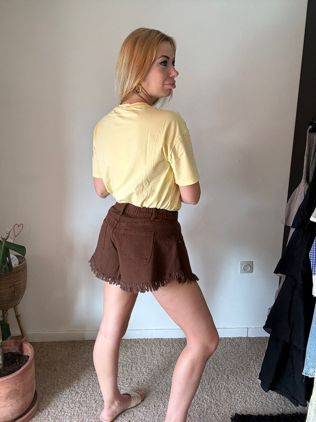 Bruine Franje Short