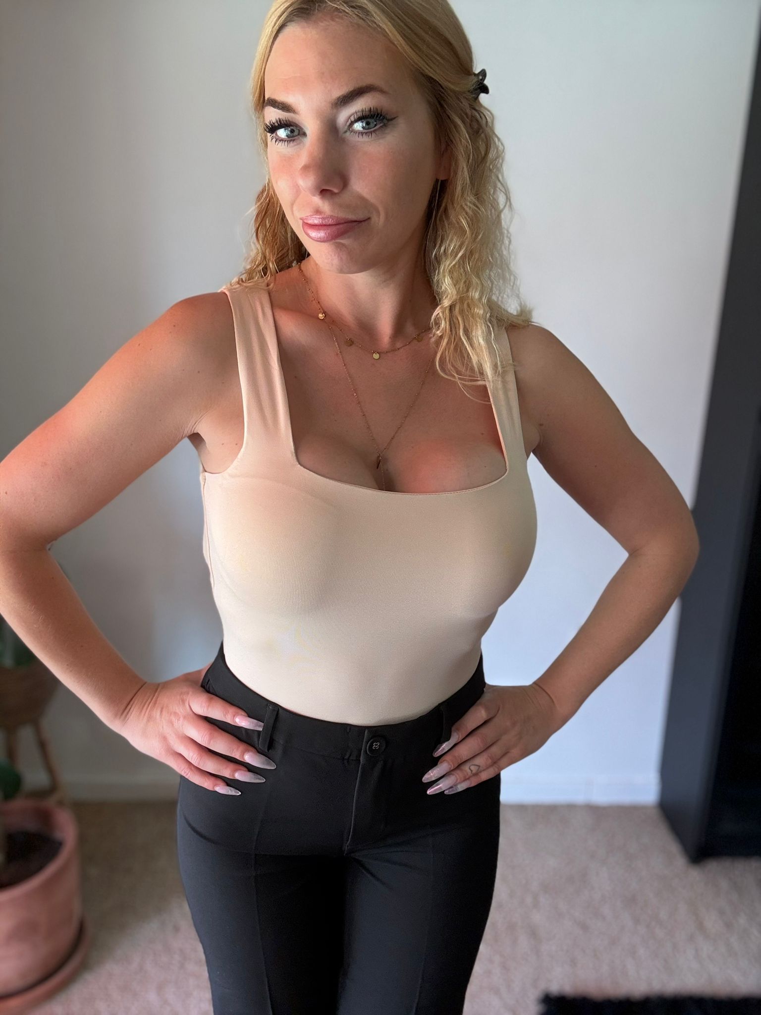Beige Body close-up