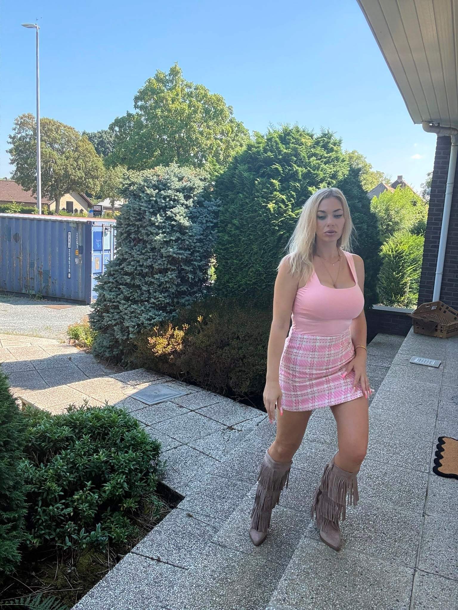 Roze Body - buiten look 2