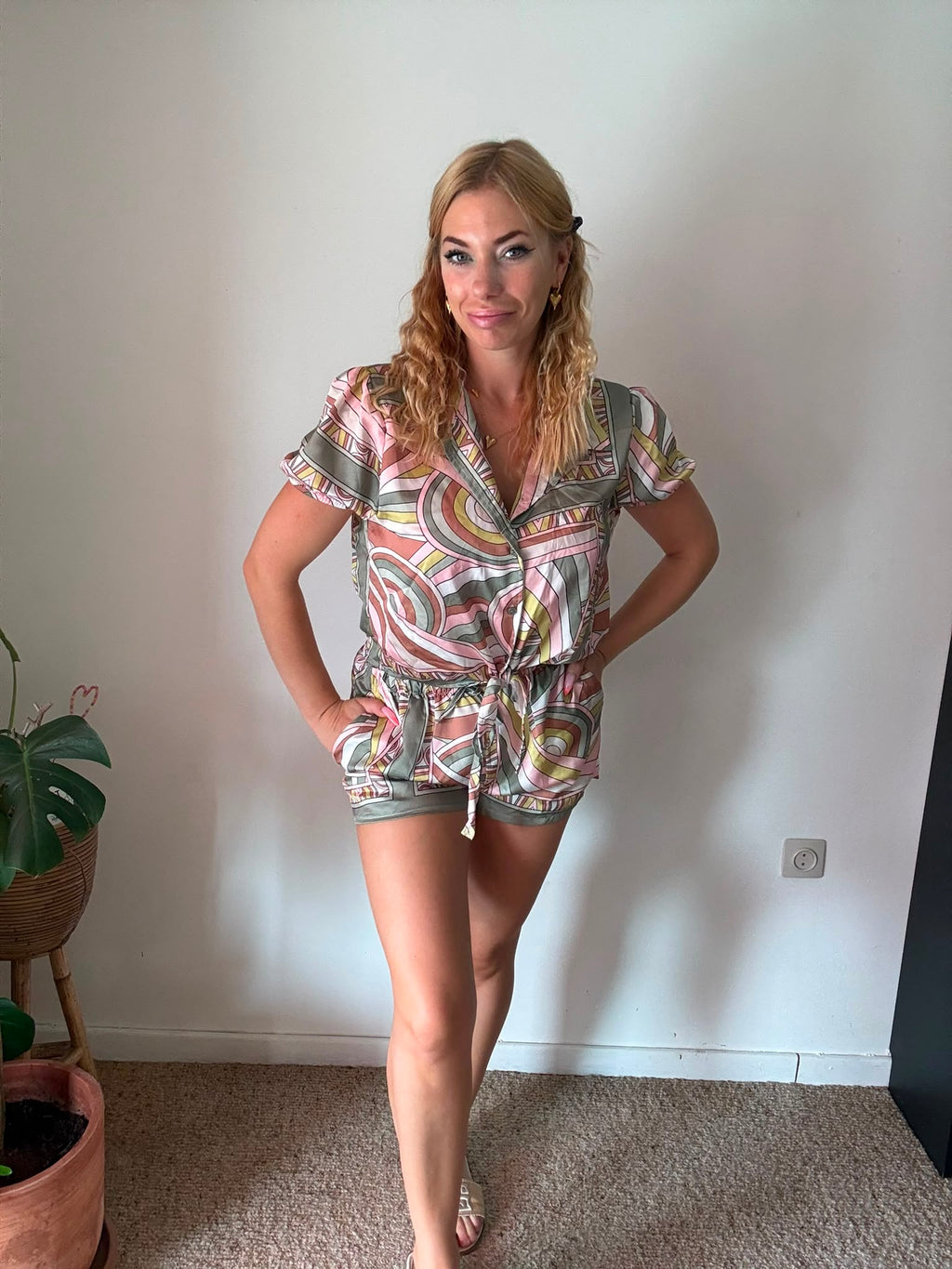 Paisley Print Matching Set
