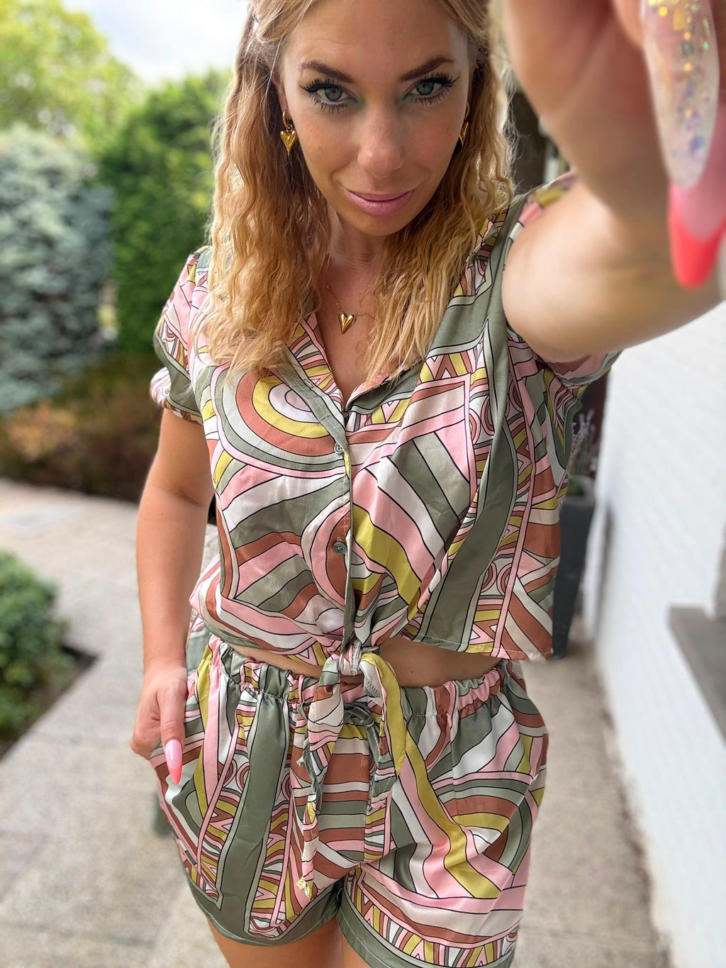 Paisley Print Matching Set