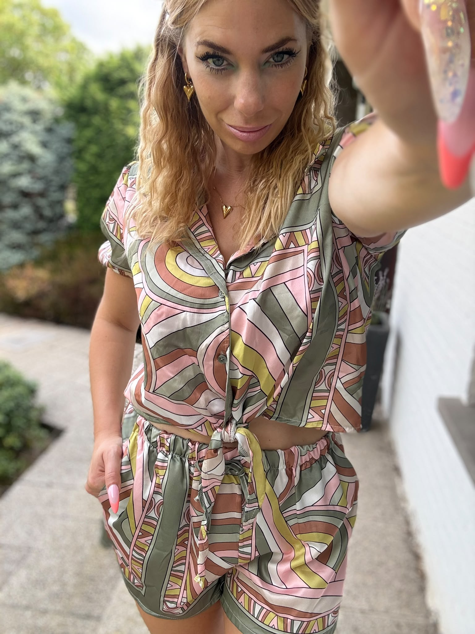 Paisley Print Matching Set