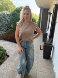Shoulder Top Camel