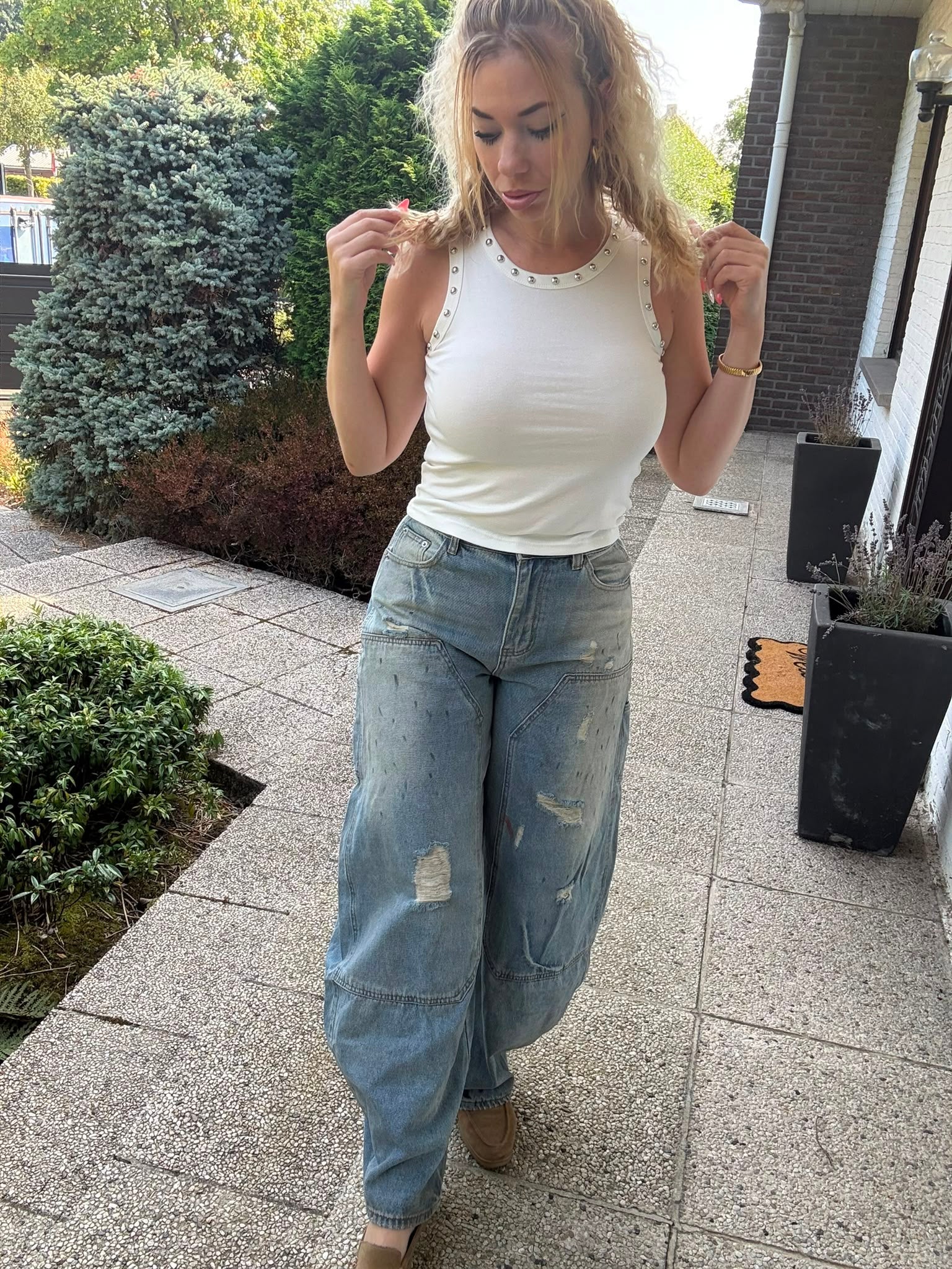 Balloon Jeans Light Wash