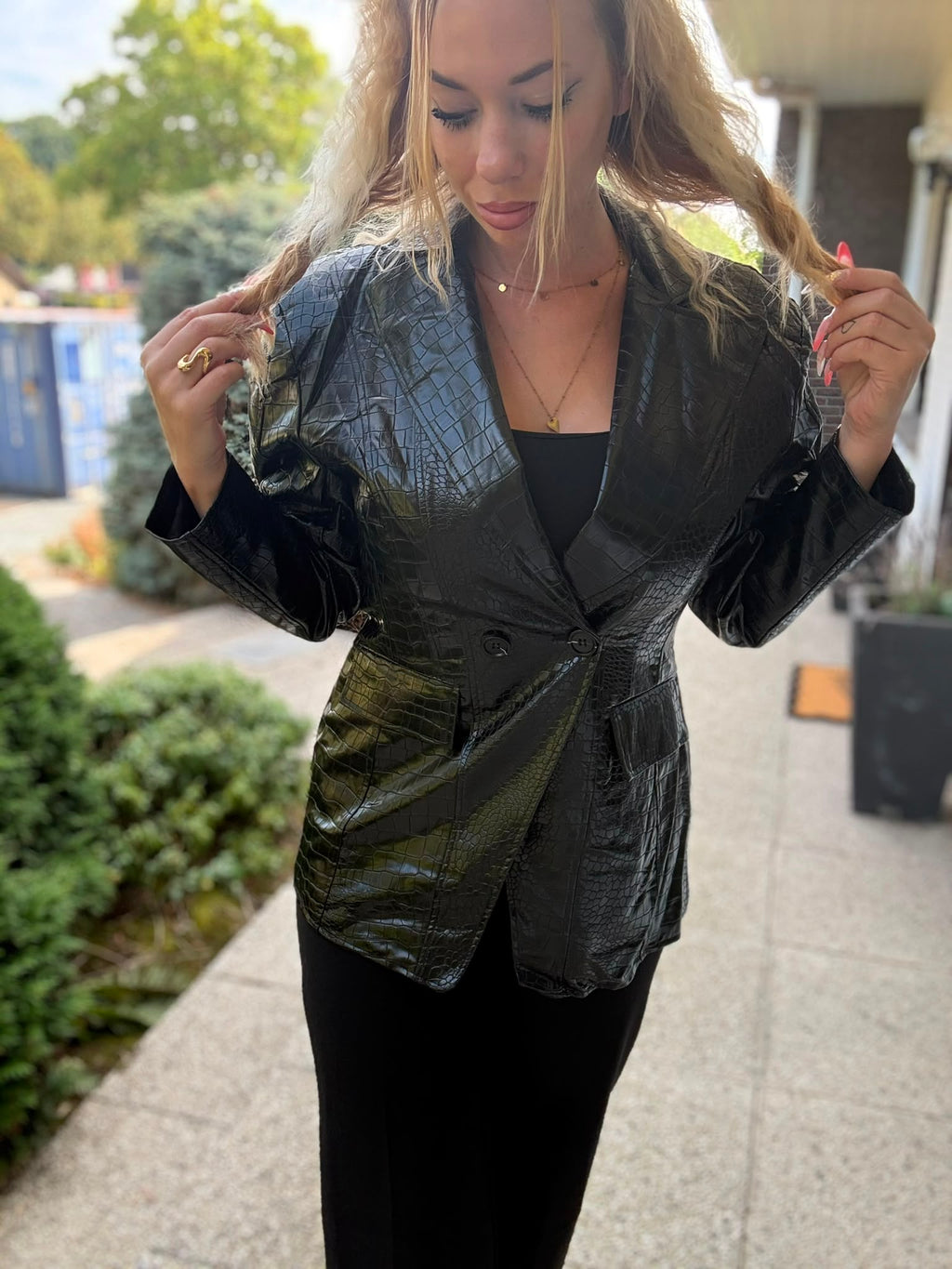 Romy Jacket Black - casual look