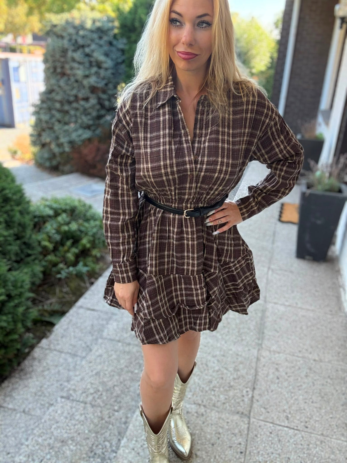 Luca Dress Brown