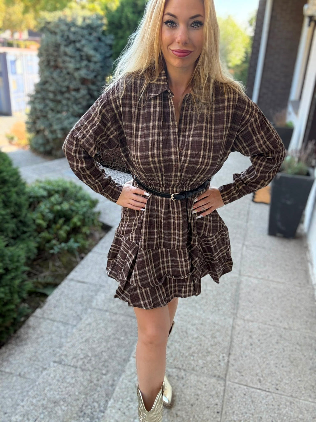 Luca Dress Brown
