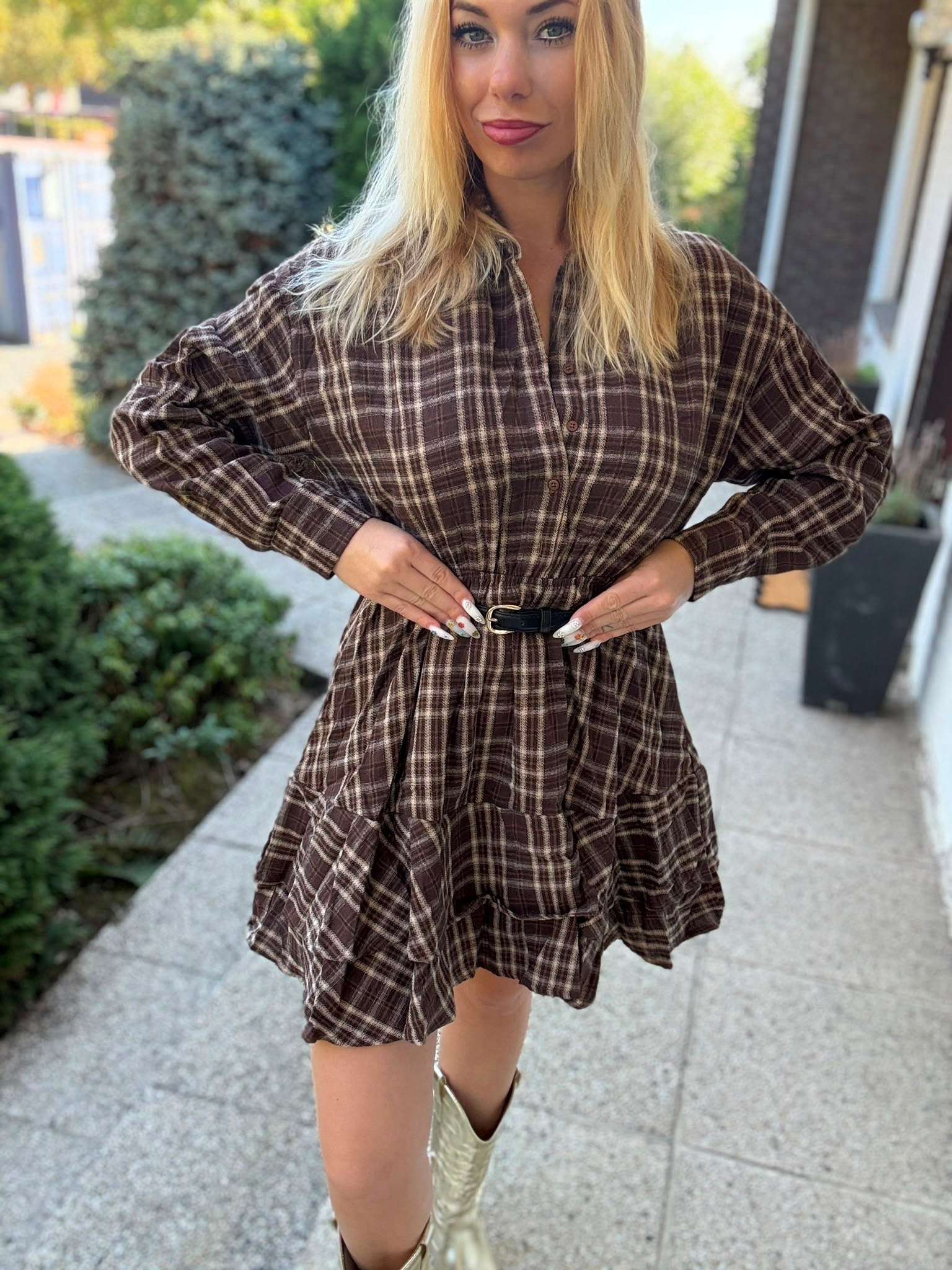 Luca Dress Brown