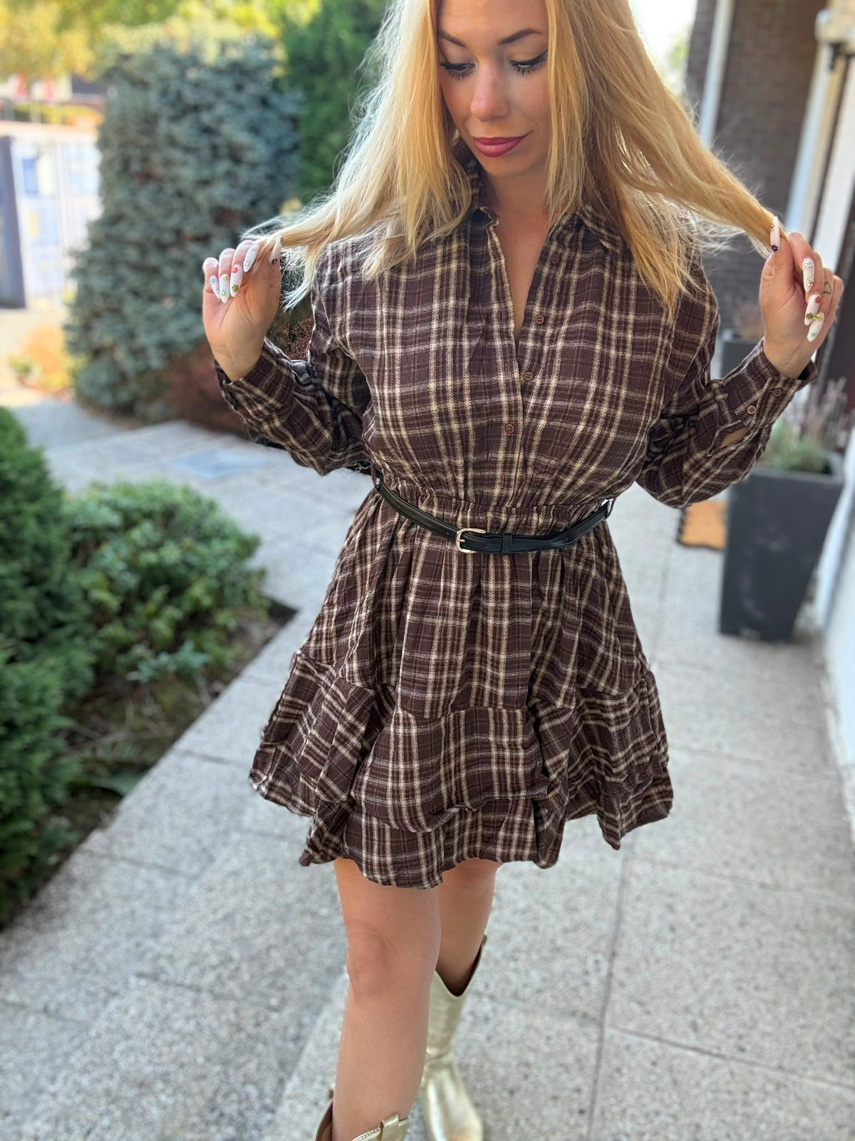 Luca Dress Brown