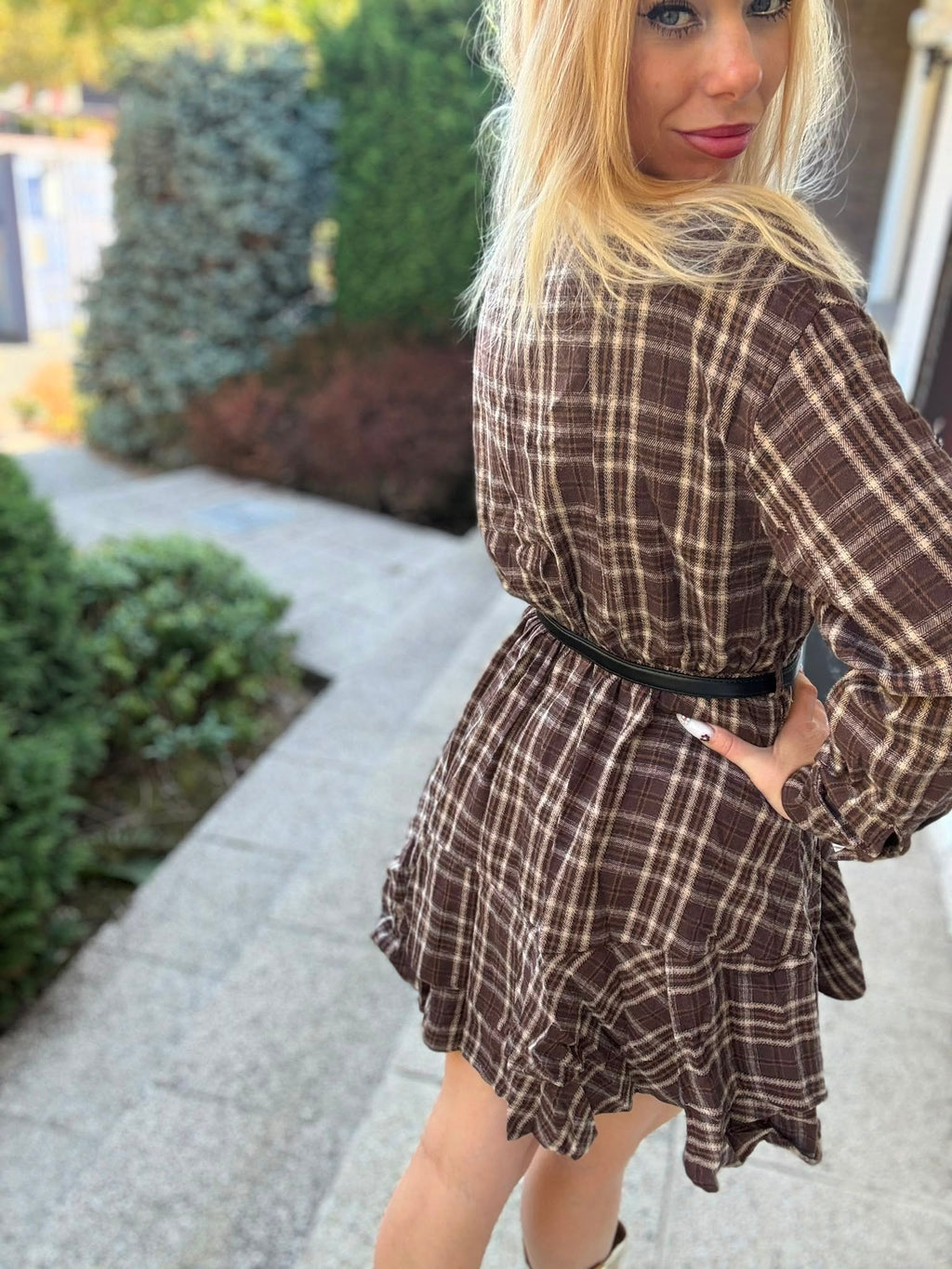 Luca Dress Brown