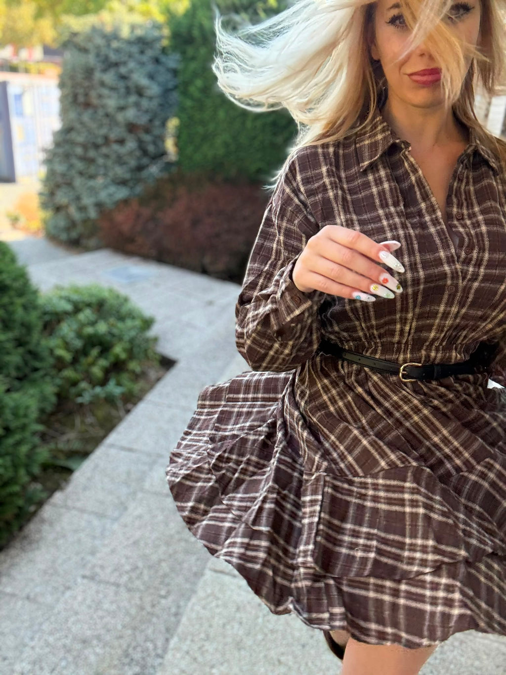 Luca Dress Brown