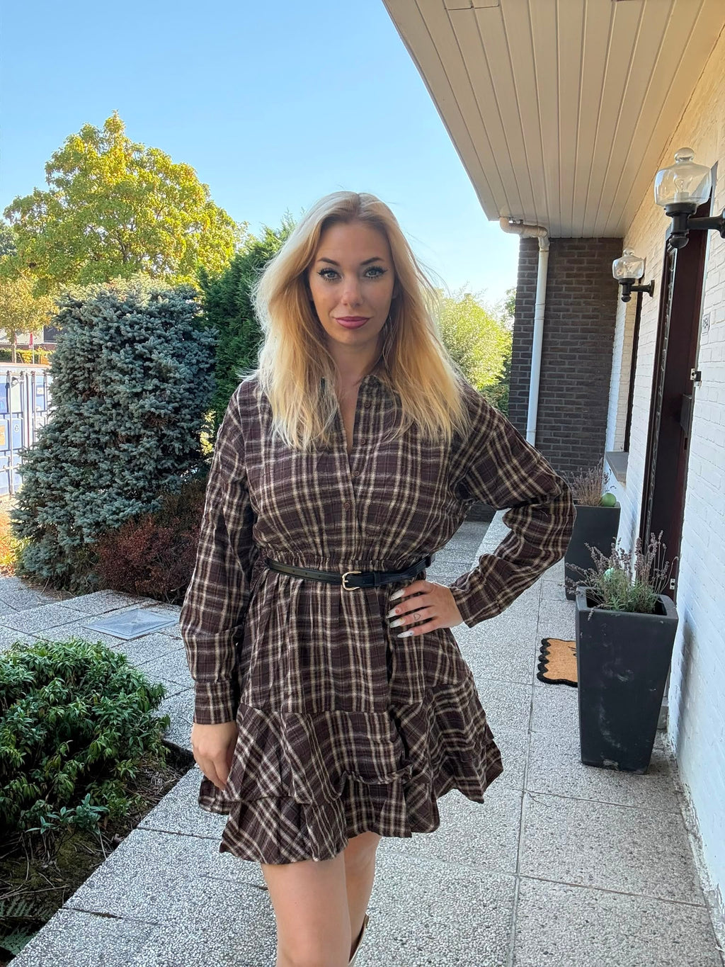 Luca Dress Brown