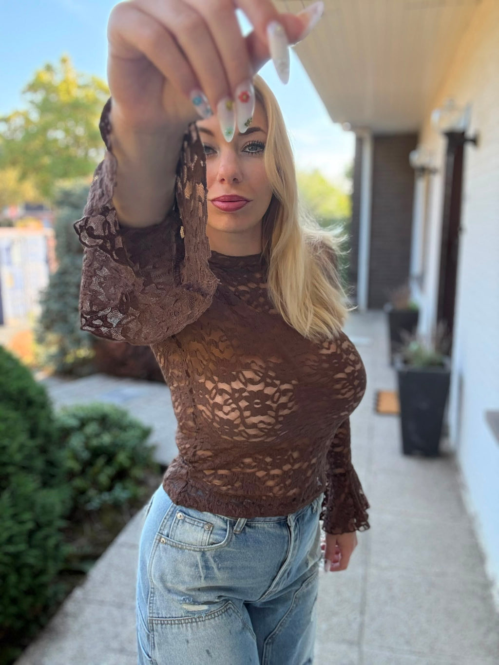 Kelly Top Brown
