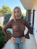 Kelly Top Brown