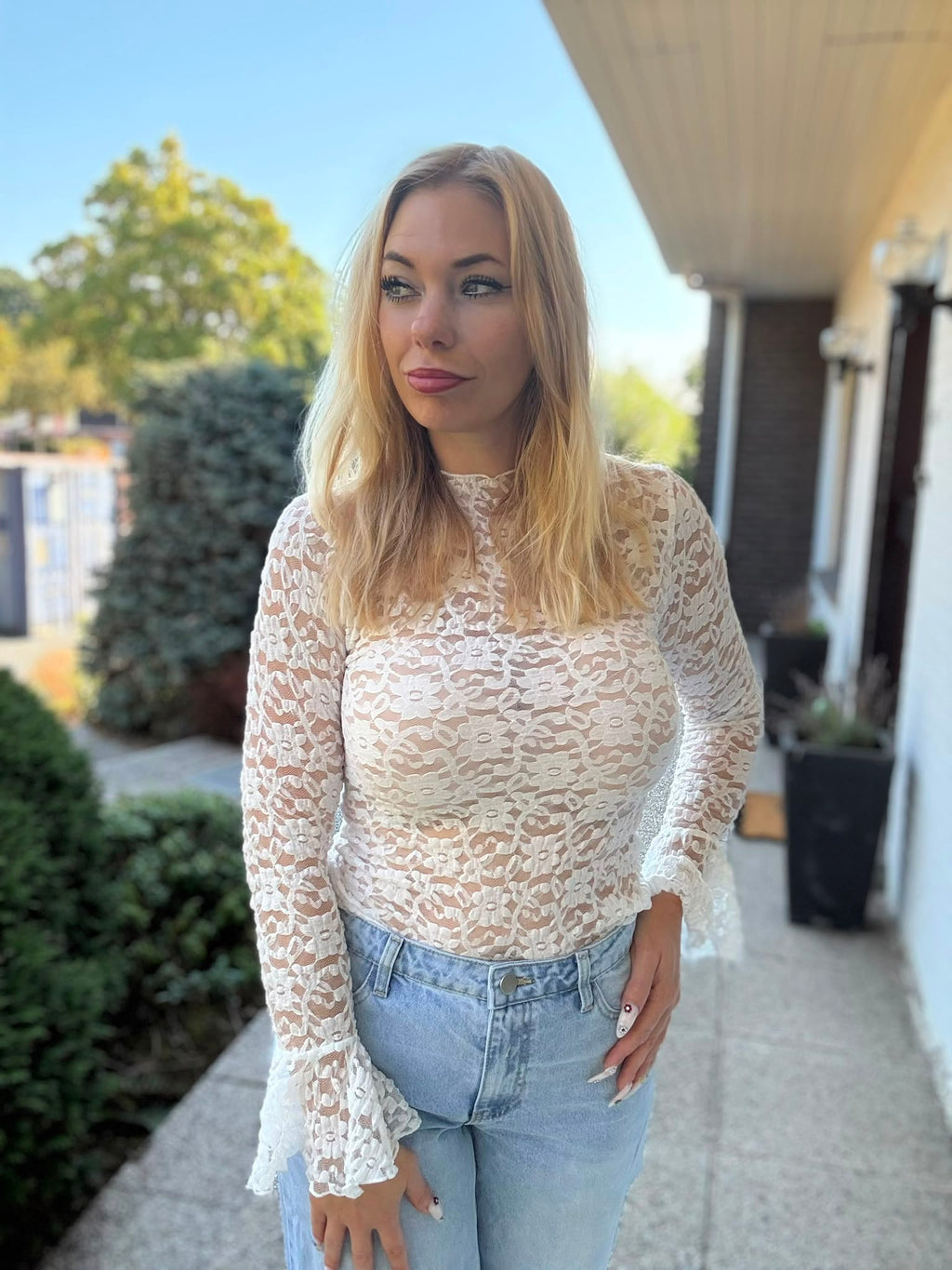 Kelly Top White