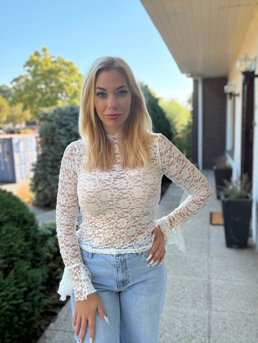 Kelly Top White