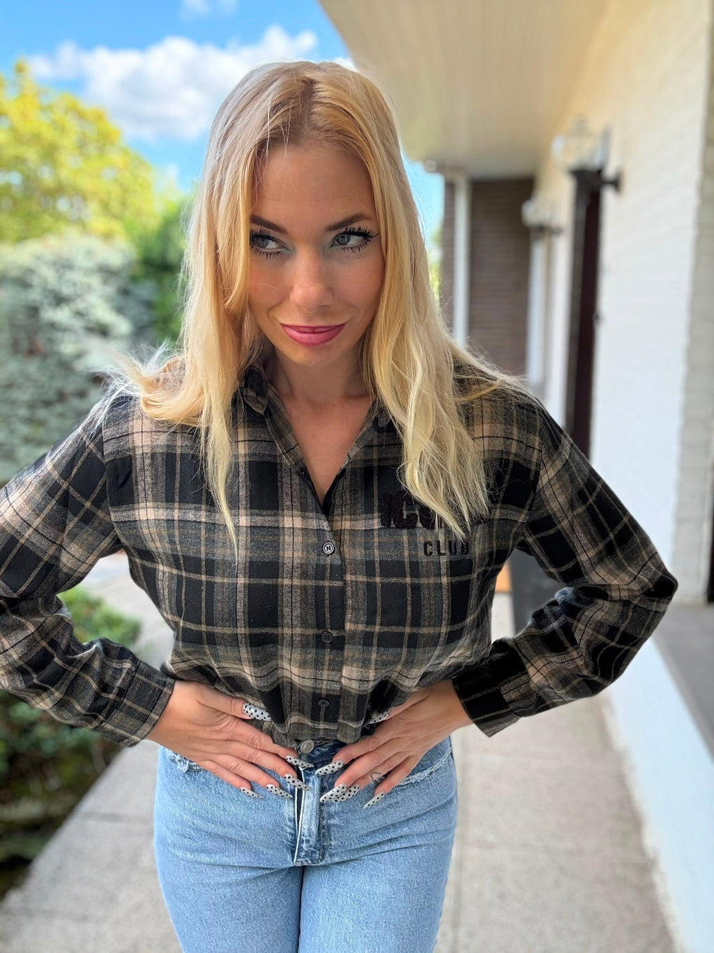 Iconic Blouse Black - detail