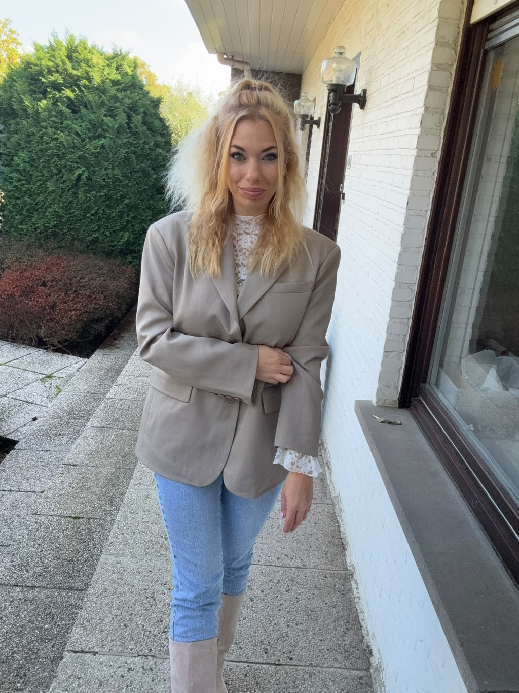 Maaike Blazer Taupe