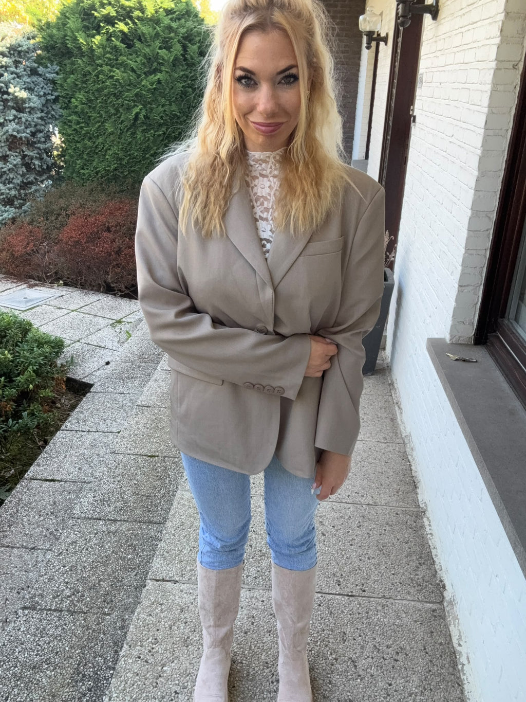 Maaike Blazer Taupe