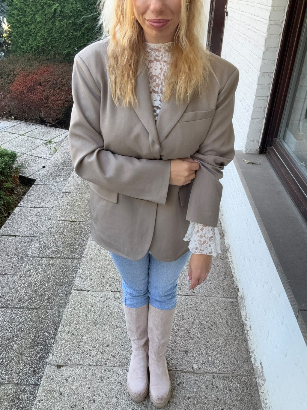 Maaike Blazer Taupe