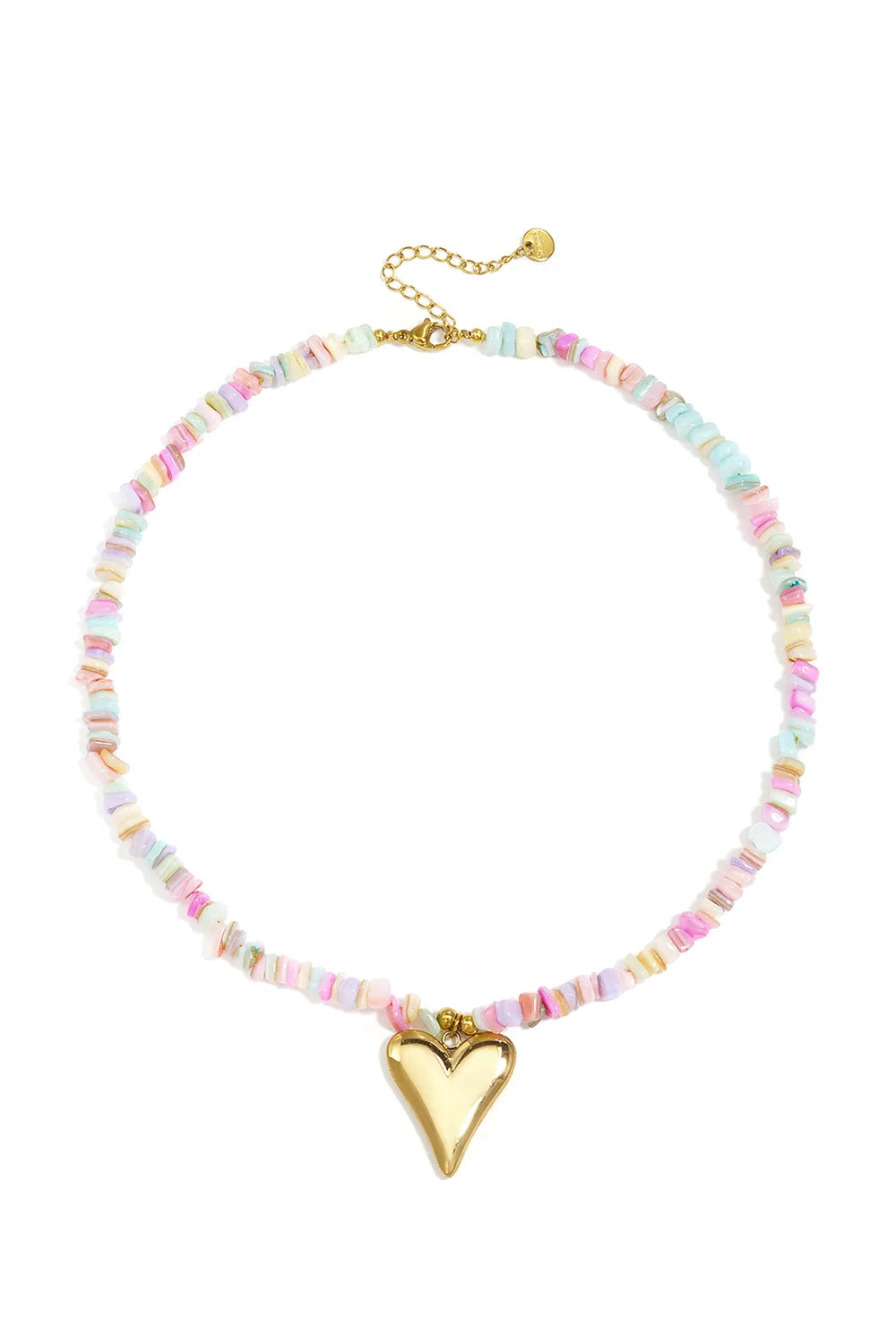 Pastel Candy Heart Necklace