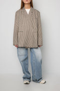 Oversized Ruitjes Blazer