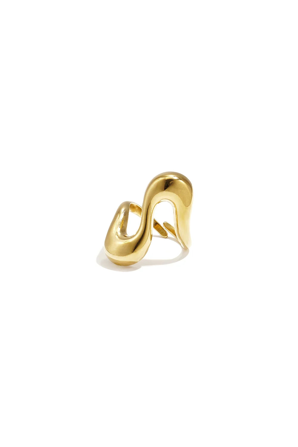 Gold Wave Ring